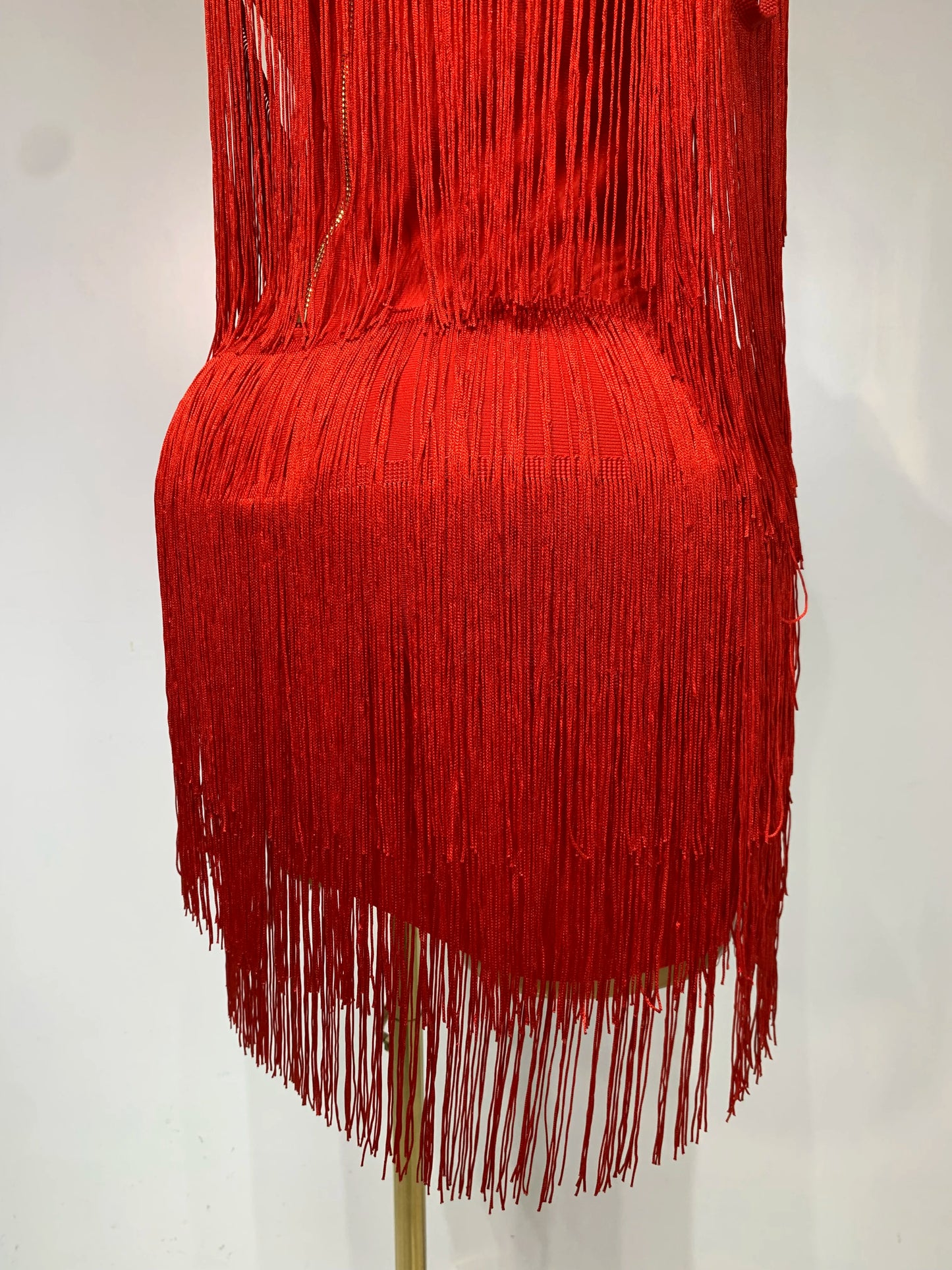 Sexy Strapless Tassel Off Shoulder Bandage Celebrity Evening Party Mini Birthday Dress