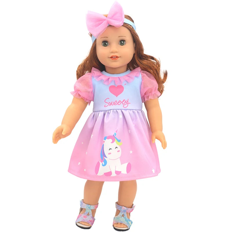 Baby Newborn Doll Clothes 18 Inch American Toys Wears