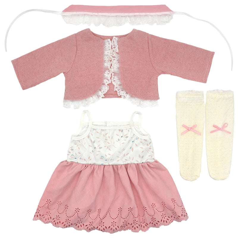 50-55cm Reborn Baby Doll Clothes 22 Inch Dress Skirt Toys Outfit