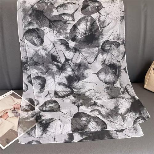 Women Beach Scarf Georgette Silk Shawls Design Printed Wraps Scarves