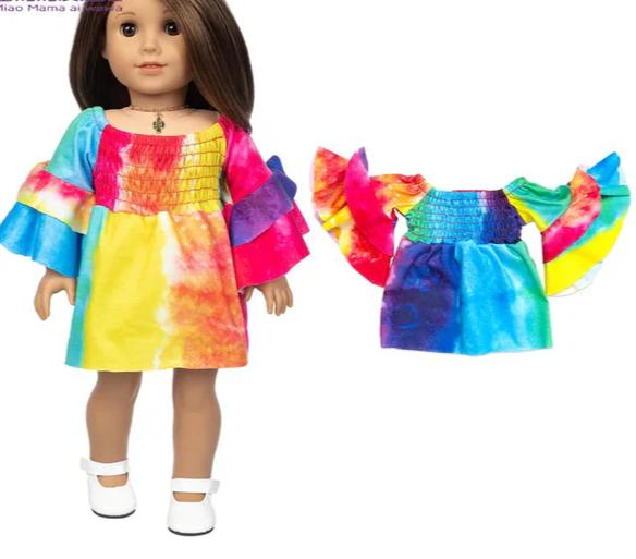 18 Inch Girl Coat Dress Baby Doll Gift Toys Clothes