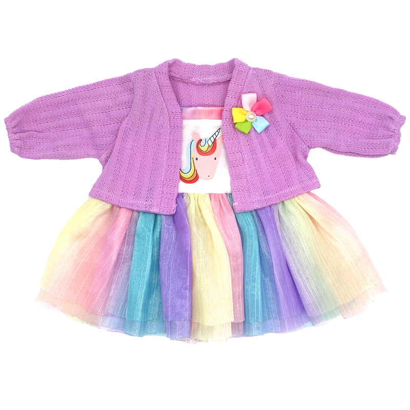 55cm Toys Wears Dress Sets 22 Inch Reborn Baby Doll Clothes