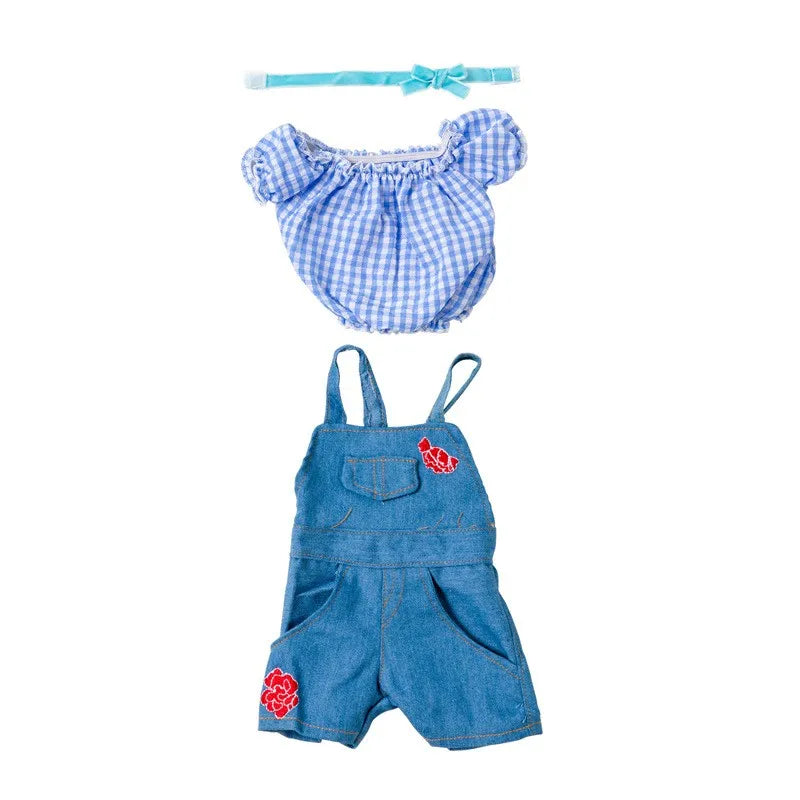 18 Inch 43cm Baby American Og Girl Doll Toys Costume Clothes