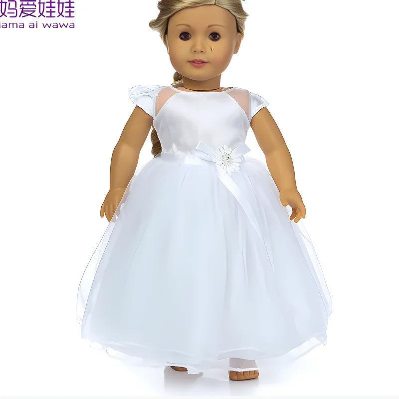 18 Inch 43cm Baby American Og Girl Doll Toys Costume Clothes