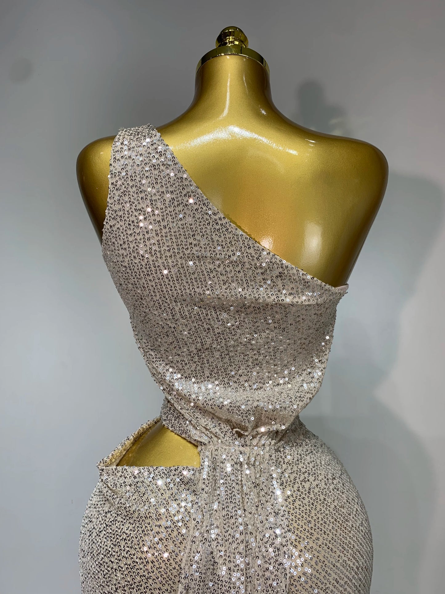 Sexy One Shoulder Long Designer Split Evening Party Birthday Dress