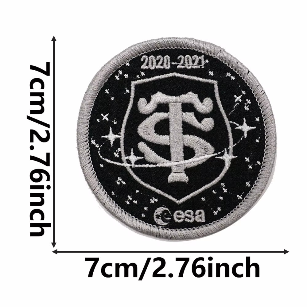 Stade Toulousain rugby team logo 2020-21 Embroidered Patch Iron-On Sewing Clothes Patches Applique
