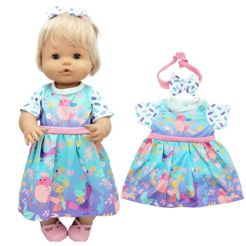 35Cm Baby Doll Fashion Costume Kids Toys Clothes Sets