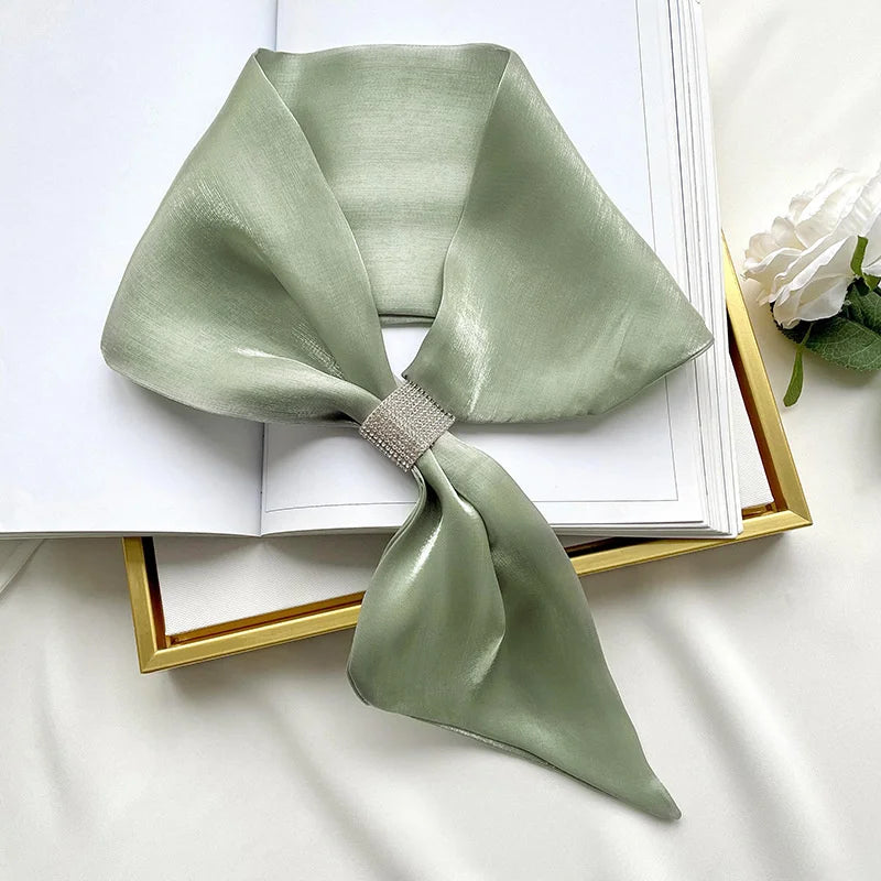 Women Fashion Small Silk Scarf Bandana Wrap Shawl Scarves