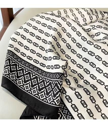 70x70cm Women Four Seasons Small Square Silk Satin Bandana Wrap Shawl Scarves Scarfs Sqk7