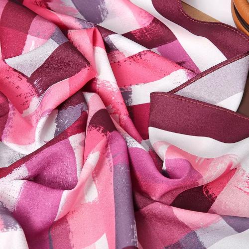 70cm Women Design Square Fashion Printed Satin Silk Scarf Scarves