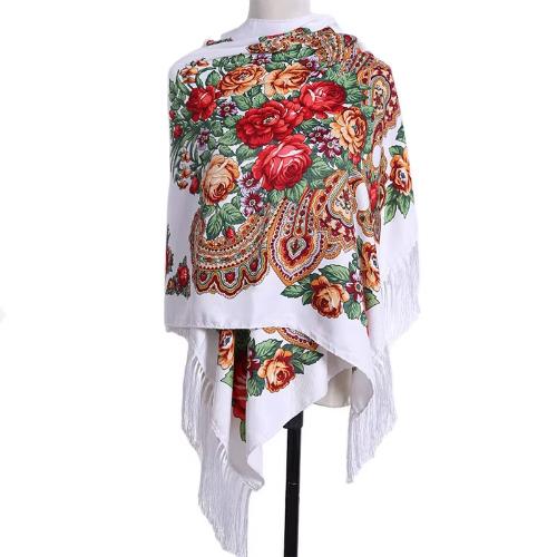 70x170cm Women Fashion Embroidery Shawls Scarf Pashmina Flower Printed Wraps Scarves