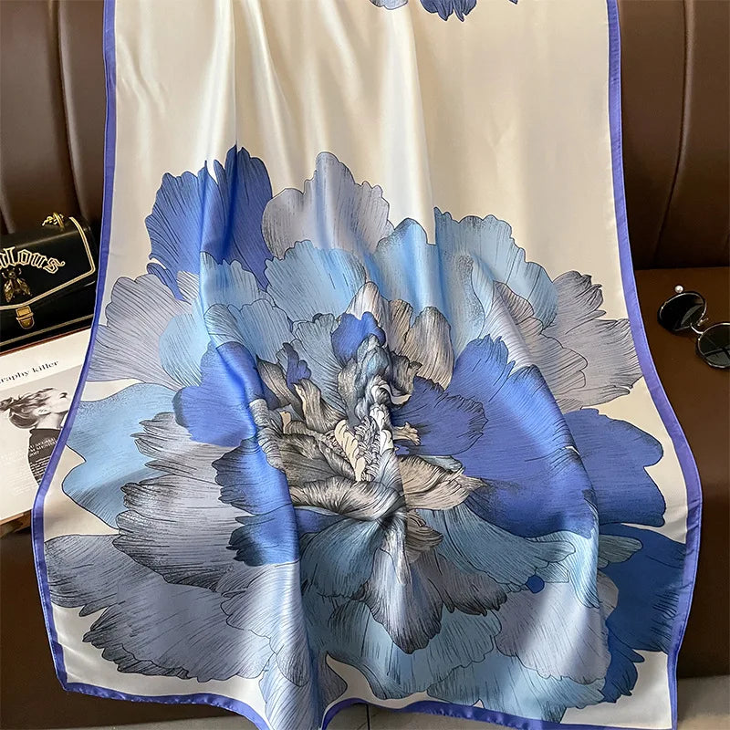 180X90CM Women Four Seasons Bandanna Designs Square Wrap Shawl Scarf Scarves Rkg3