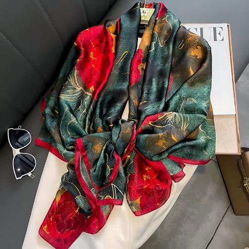 180X90cm Women Four Seasons Bandanna Designs Square Wrap Shawl Scarf Scarves kgL8