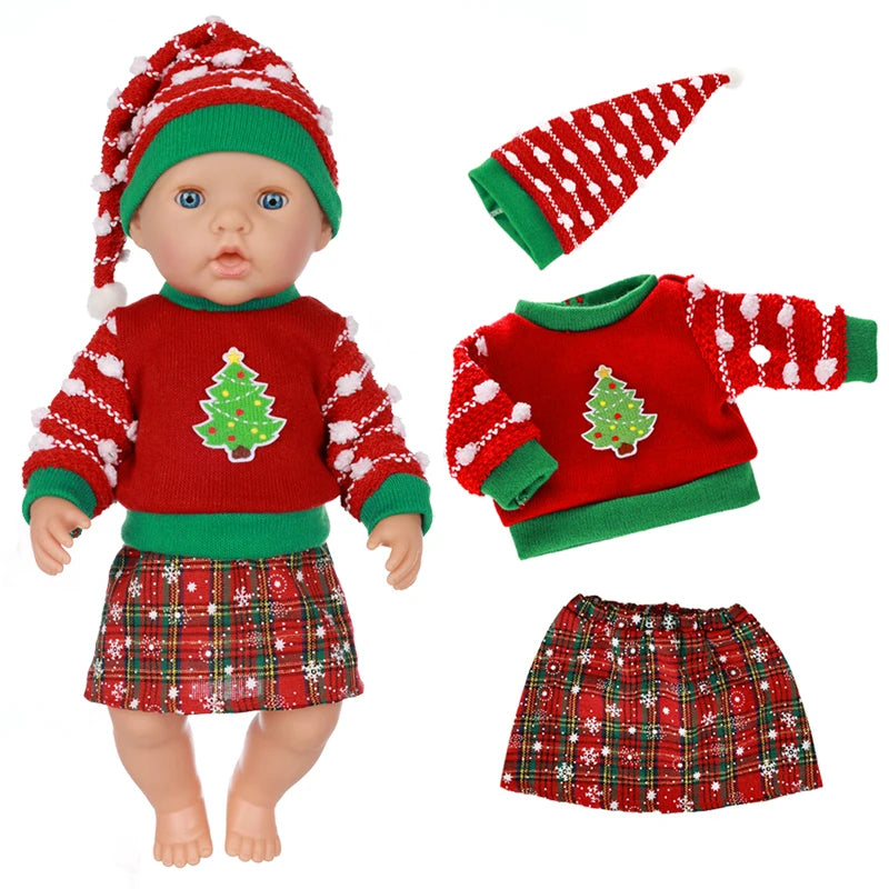 18 Inch Girl Coat Dress Baby Doll Gift Toys Clothes
