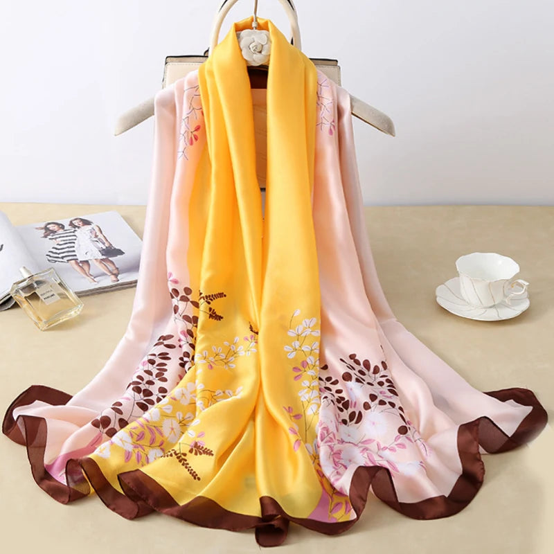180X90cm Women Four Seasons Bandanna Designs Square Wrap Shawl Scarf Scarves kgL5
