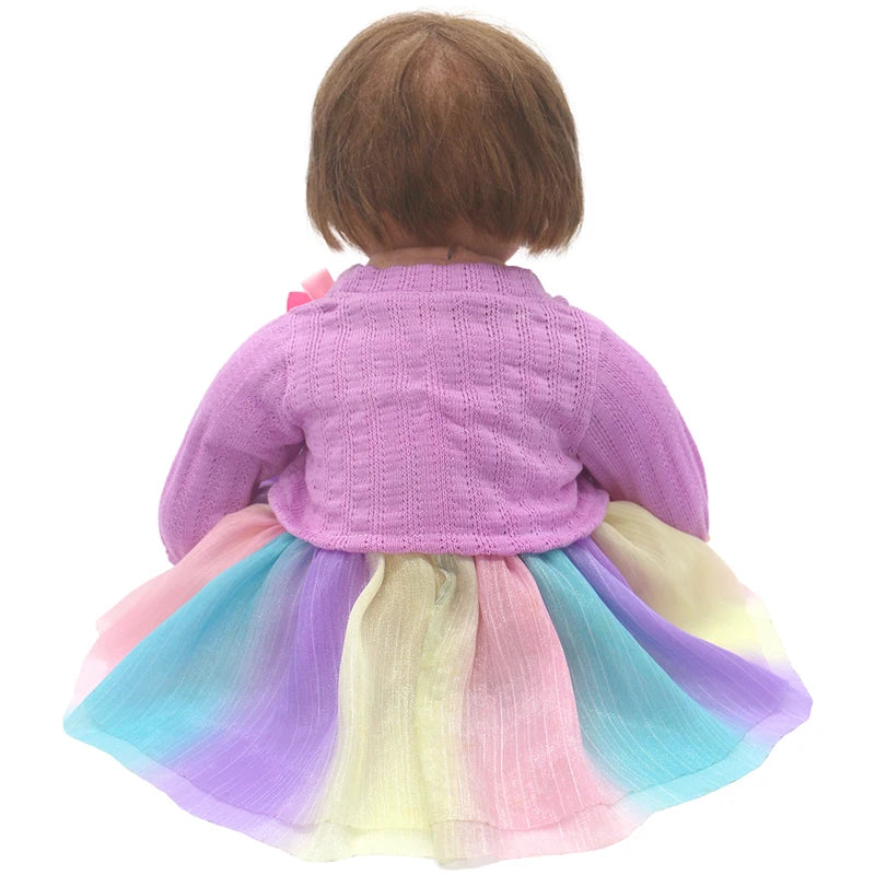 50-55cm Reborn Baby Doll Clothes 22 Inch Dress Skirt Toys Outfit