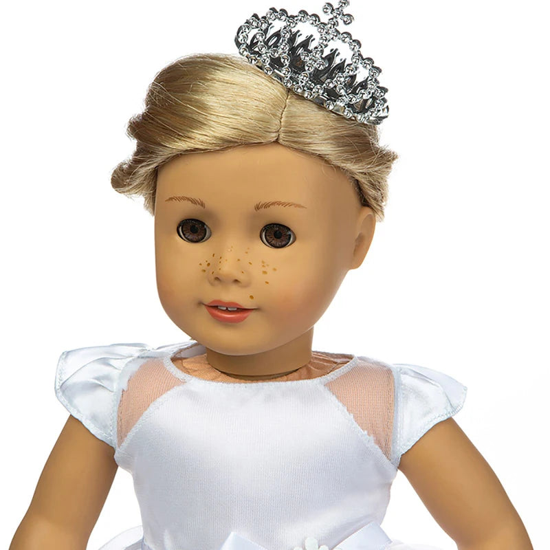 18 Inch 43cm Baby American Og Girl Doll Toys Costume Clothes