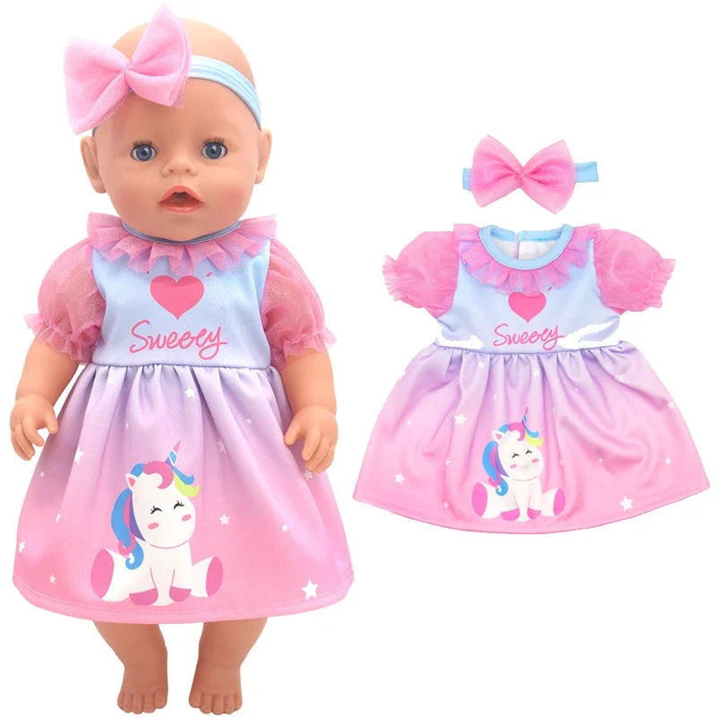 Baby Newborn Doll Clothes 18 Inch American Toys Wears