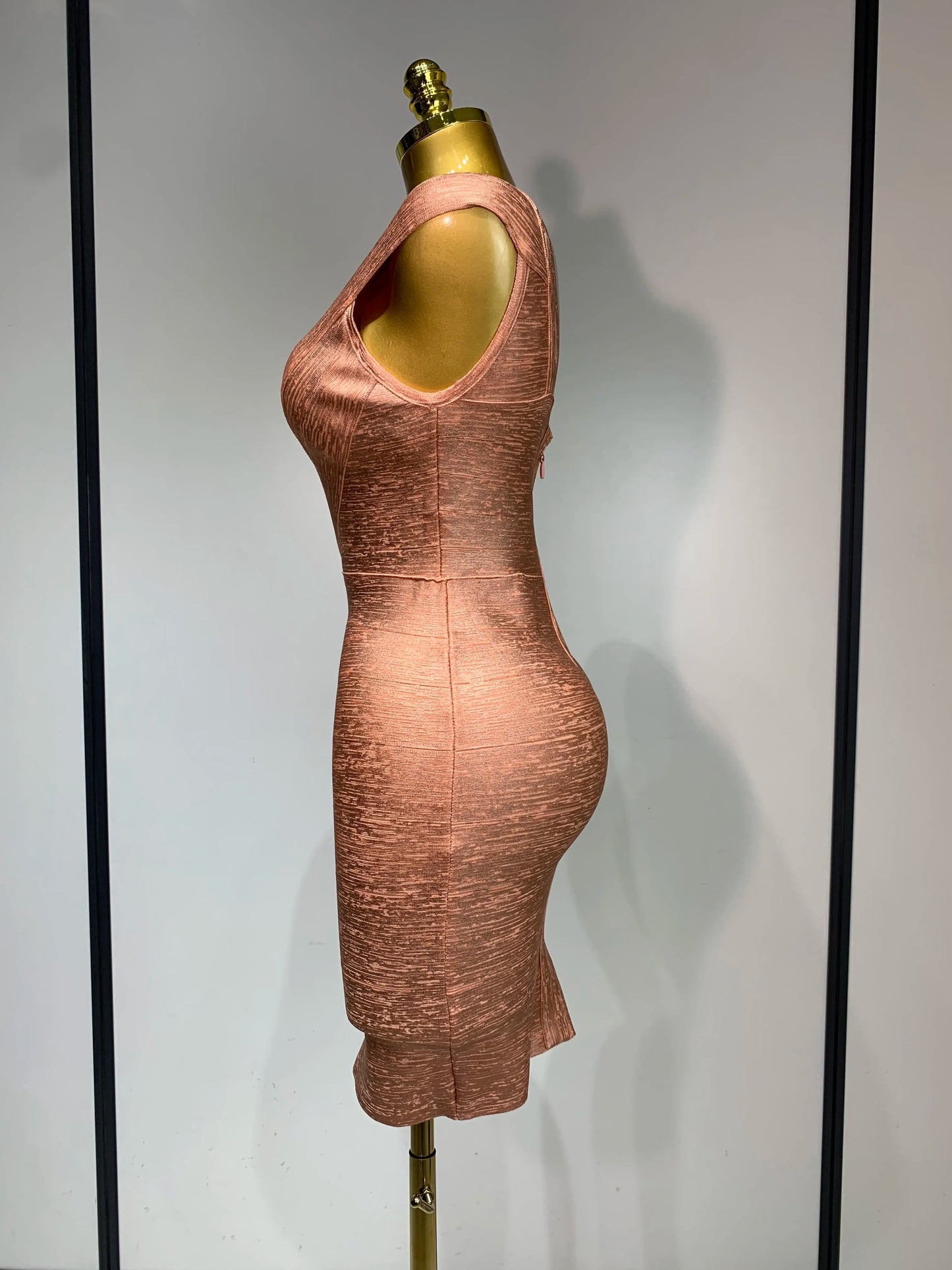 Sexy One Shoulder Bandage Short Sleeveless Bandage Evening Party Birthday Dress