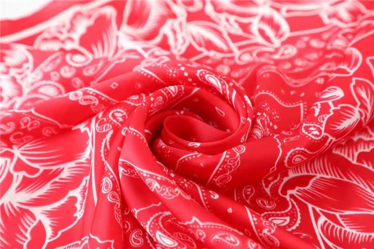 70cm Women Fashion Floral Print Square Silk Scarf Satin Shawl Wrap Scarves
