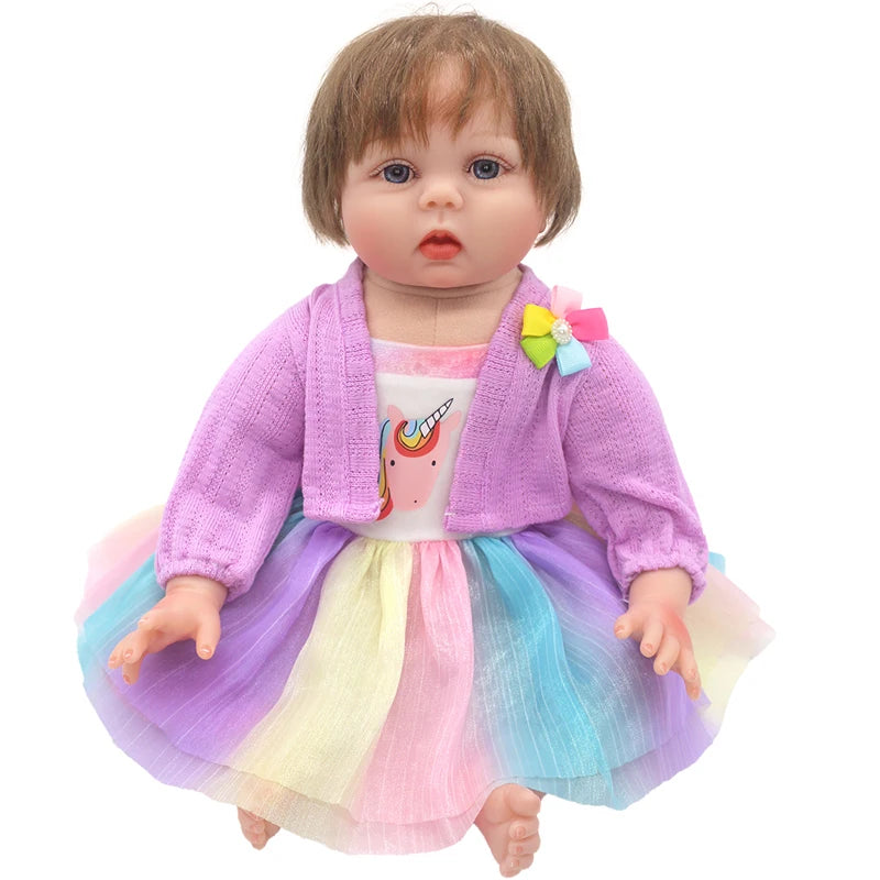 50-55cm Reborn Baby Doll Clothes 22 Inch Dress Skirt Toys Outfit