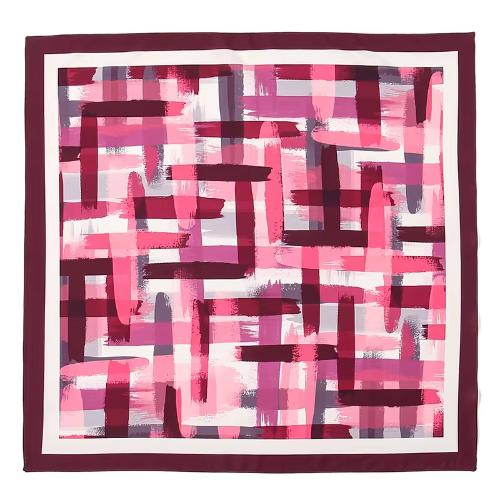70cm Women Design Square Fashion Printed Satin Silk Scarf Scarves