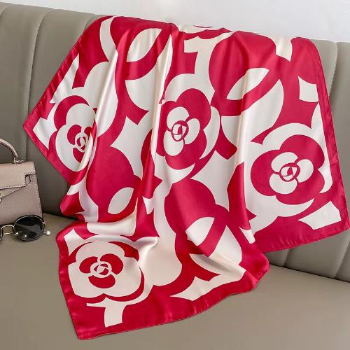 Women Fashion Square Small Silk Satin Scarf Design Printed Bandana Scarves