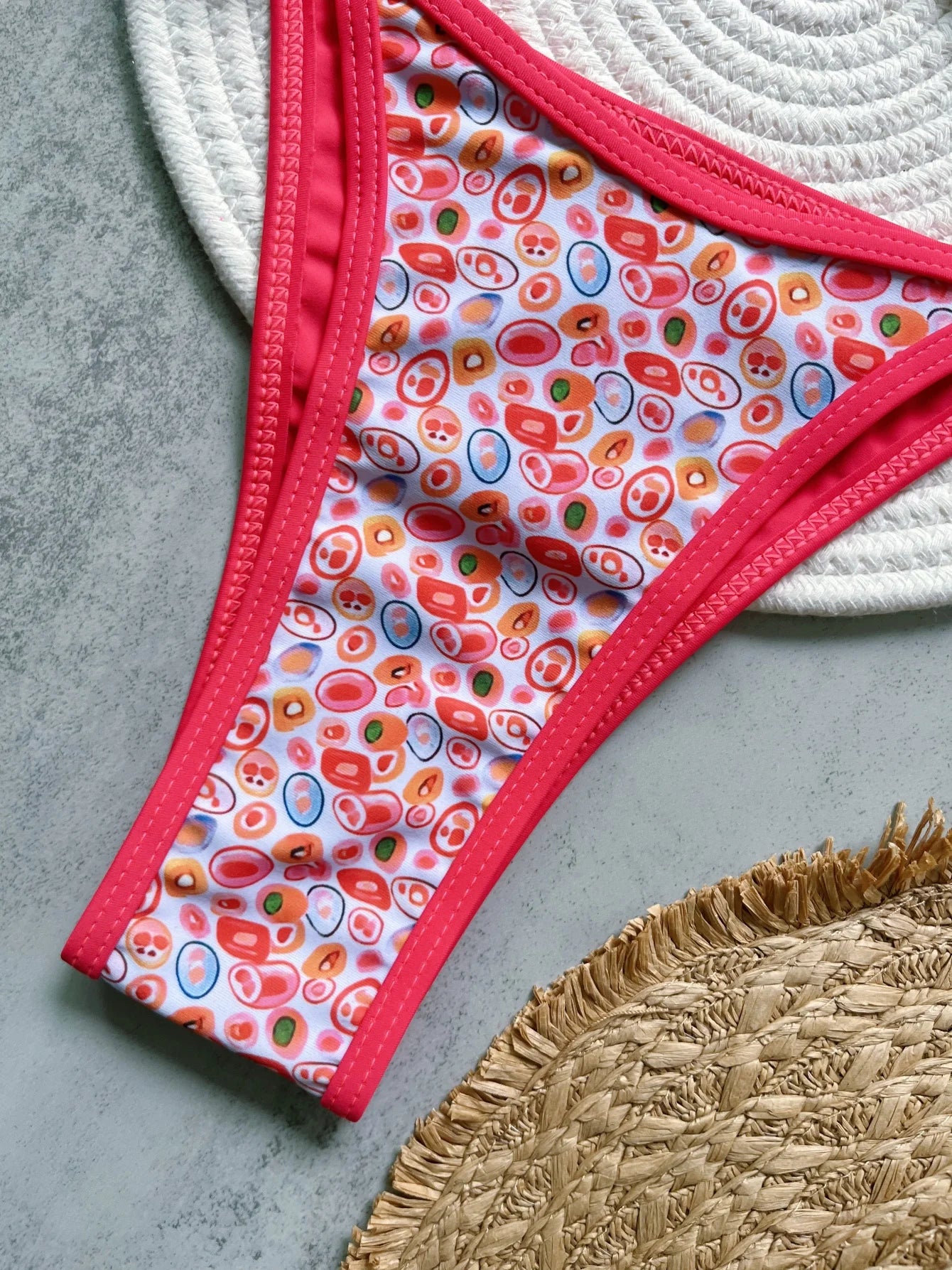 2pcs Diamond Rhinestone Print Bikini Swimsuit Swimwear Bikini Bathing Suit