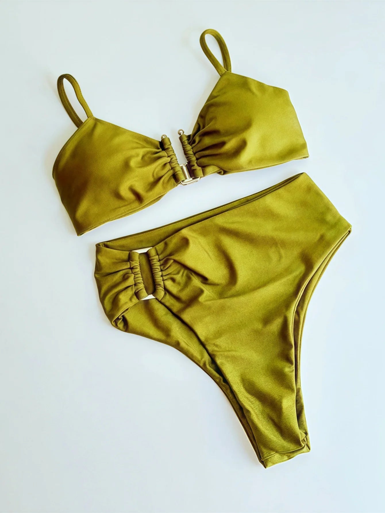 Sexy Push Up Swimwear Brazilian Bikini Thong Solid Beachwear Bathing Suits