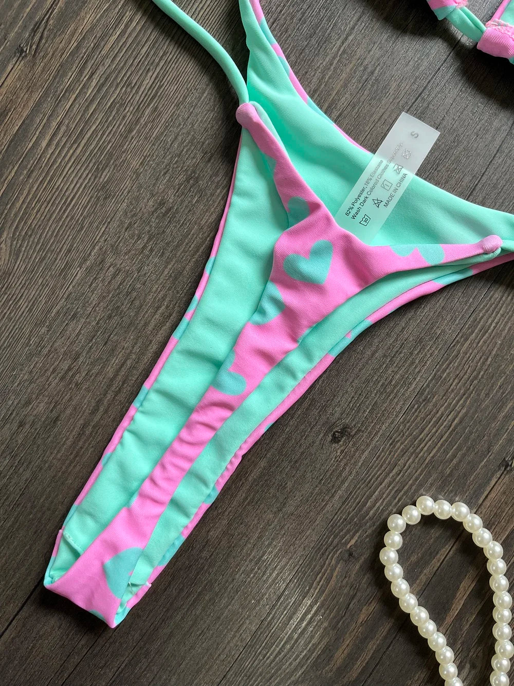 Sexy Print Thong Push Up Bikini Two Pieces Swimwear Beachwear Bathing Suits