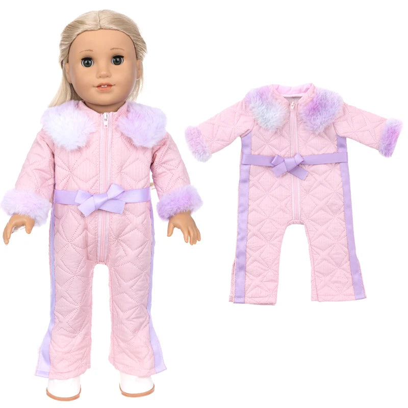 18 Inch Girl Coat Dress Baby Doll Gift Toys Clothes