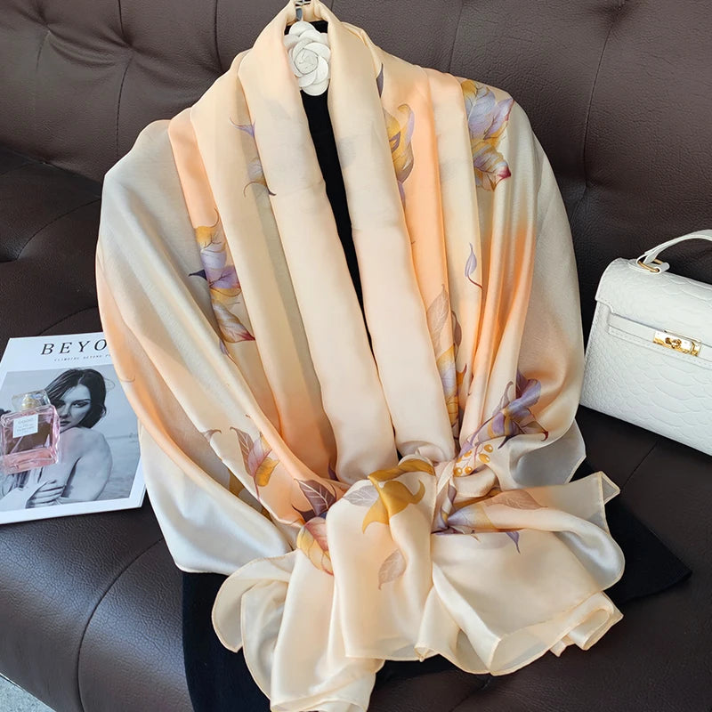 180X90cm Women Four Seasons Bandanna Designs Square Wrap Shawl Scarf Scarves kgL2