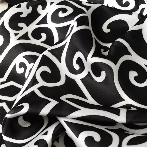 Women Fashion Square Small Silk Satin Scarf Design Printed Bandana Scarves