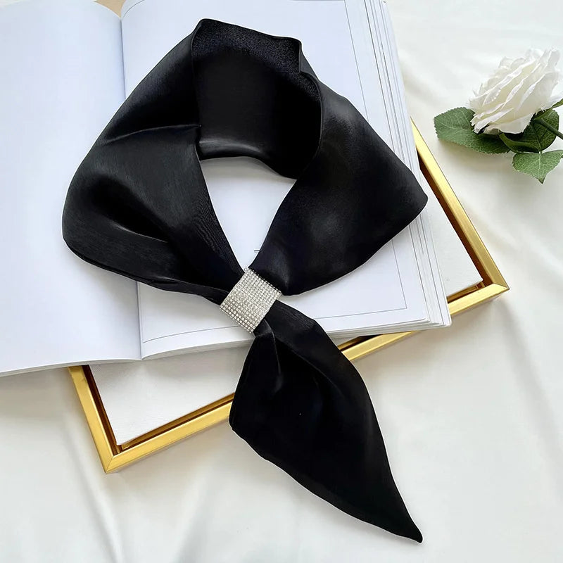 Women Fashion Small Silk Scarf Bandana Wrap Shawl Scarves