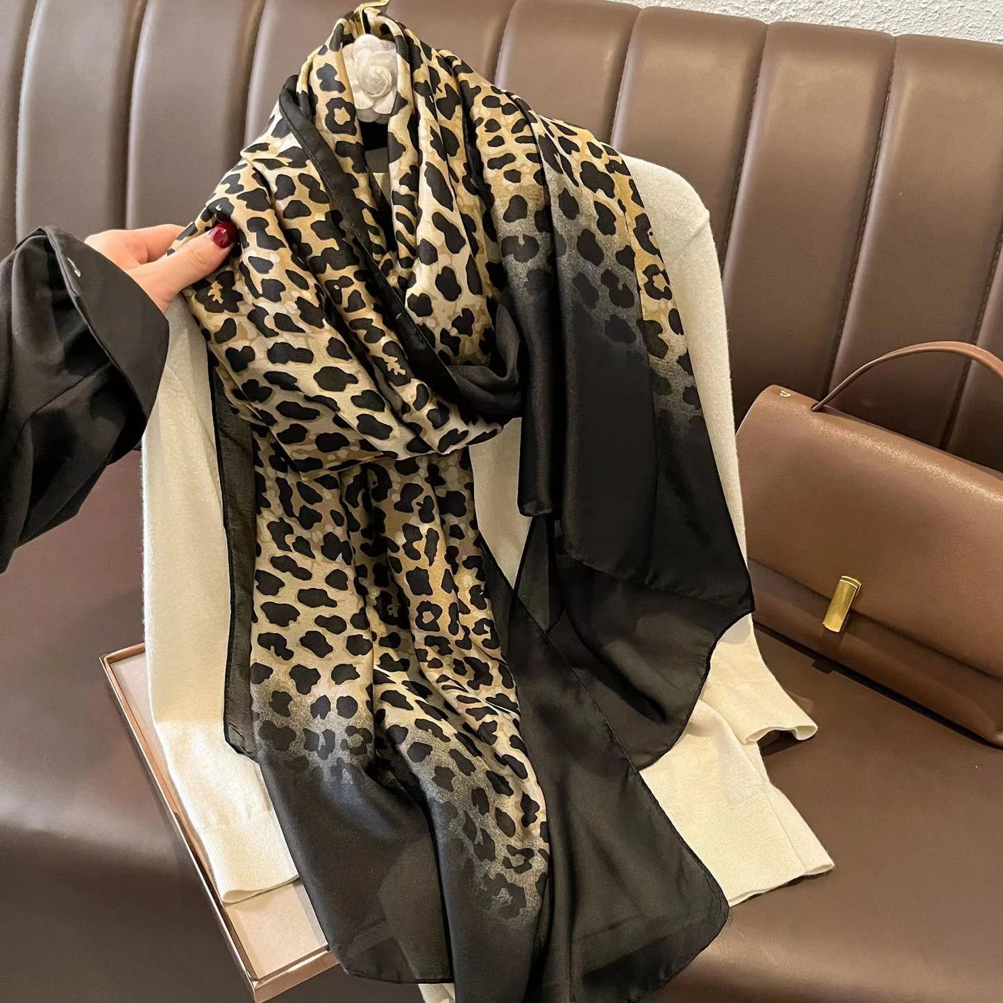 180X90cm Women Four Seasons Bandanna Designs Square Wrap Shawl Scarf Scarves kgL5