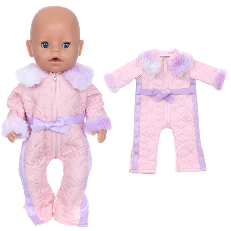 18 Inch Girl Coat Dress Baby Doll Gift Toys Clothes