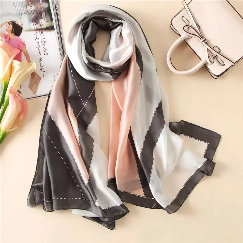 180X90cm Women Four Seasons Bandanna Designs Square Wrap Shawl Scarf Scarves kgL5