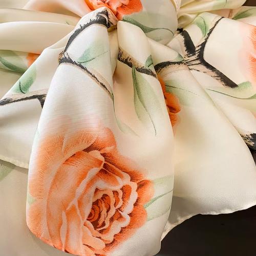 180X90cm Women Four Seasons Bandanna Designs Square Wrap Shawl Scarf Scarves kgL3