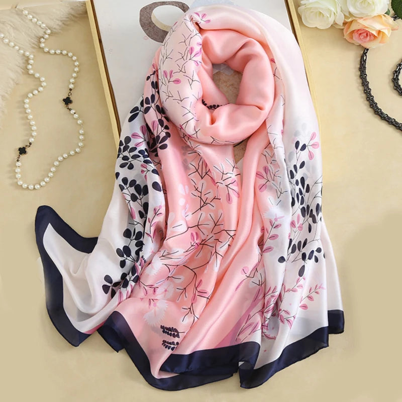 180X90cm Women Four Seasons Bandanna Designs Square Wrap Shawl Scarf Scarves kgL5