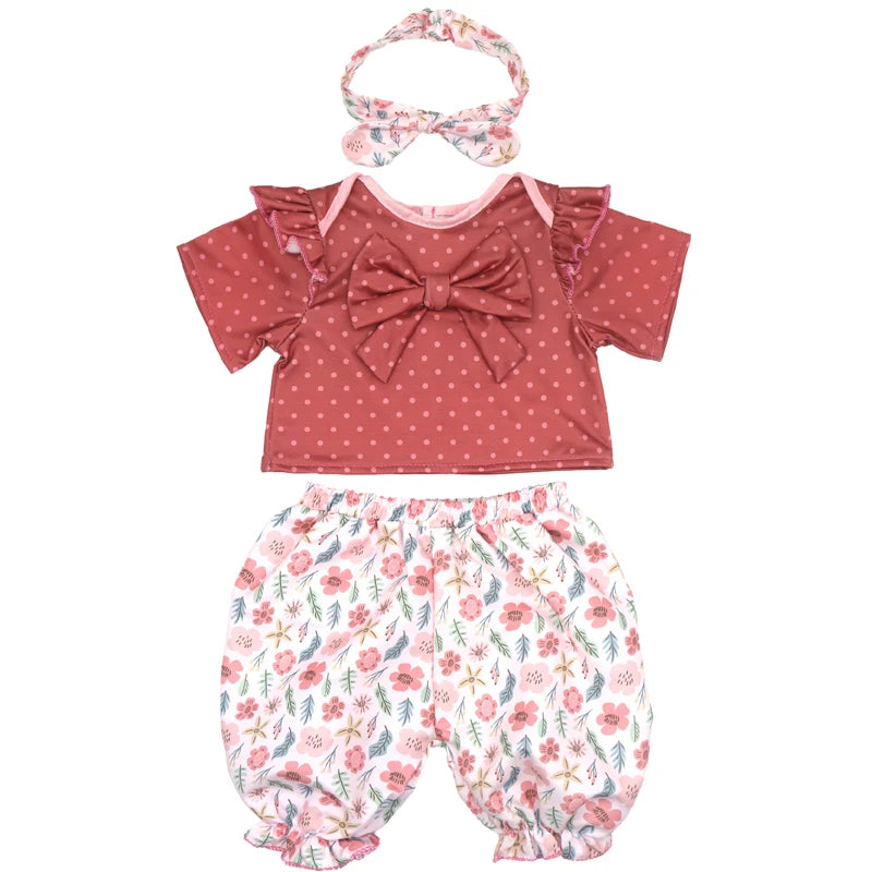 50-55cm Reborn Baby Doll Clothes 22 Inch Dress Skirt Toys Outfit