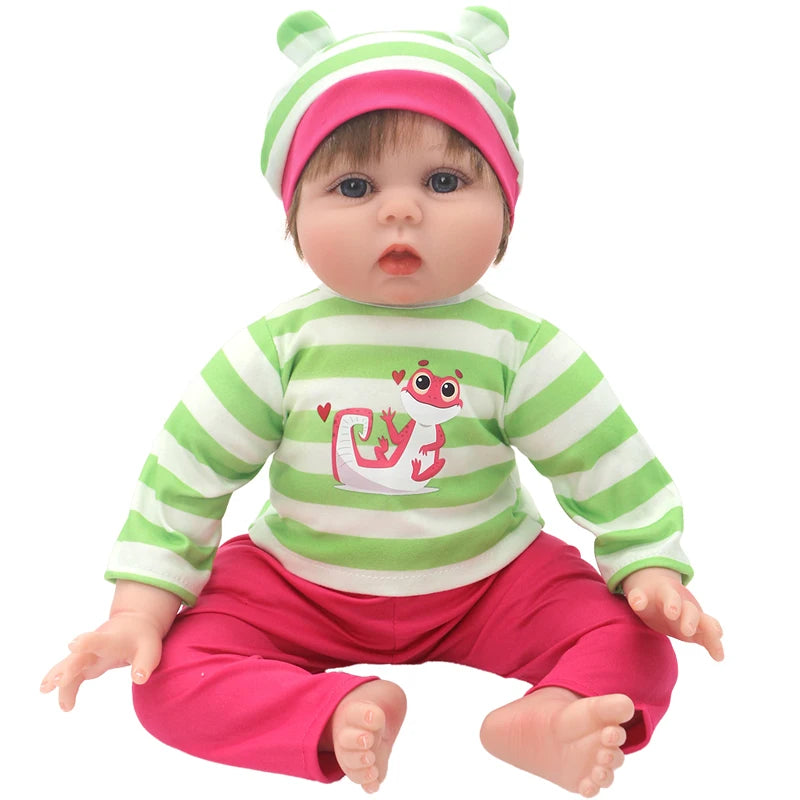 55cm Toys Wears Dress Sets 22 Inch Reborn Baby Doll Clothes