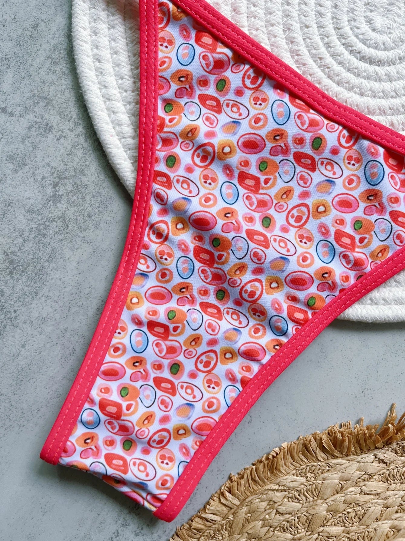 2pcs Diamond Rhinestone Print Bikini Swimsuit Swimwear Bikini Bathing Suit
