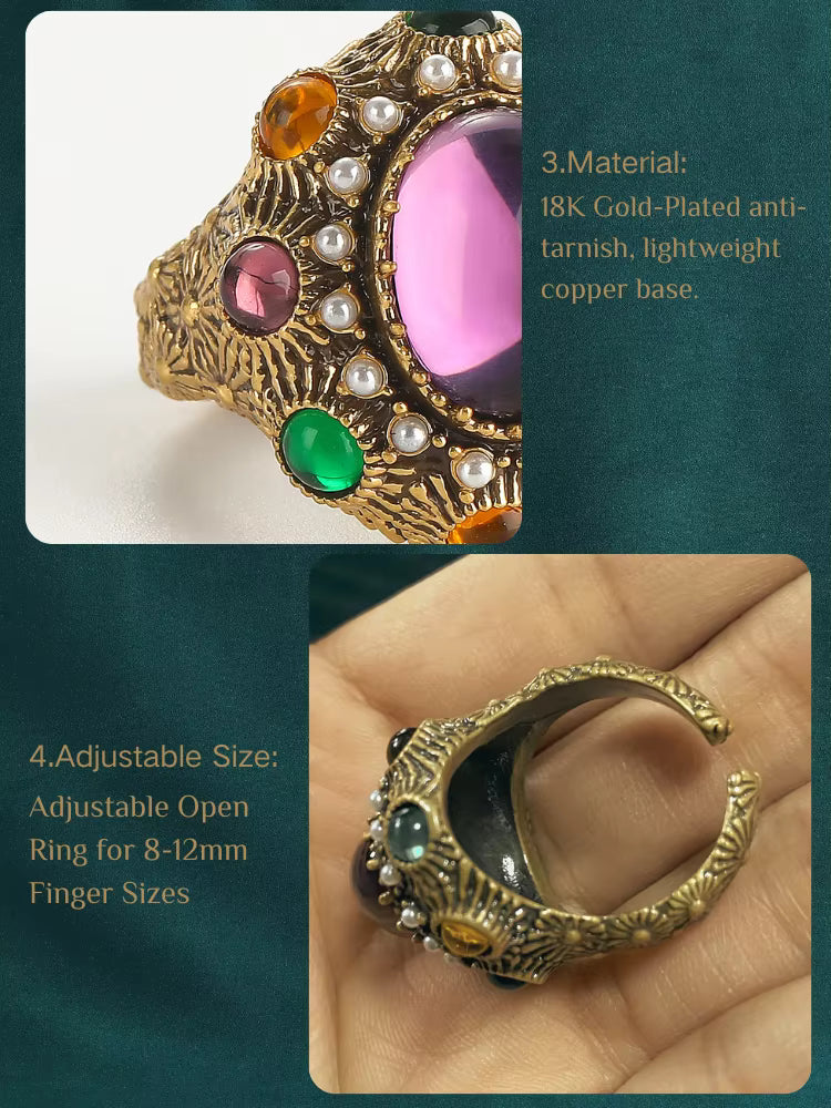 Women Hollowed Out Carvings Oval Enamel Dubai Gold Color Petal Pendant Necklace Earrings Rings