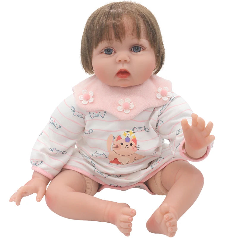 55cm Toys Wears Dress Sets 22 Inch Reborn Baby Doll Clothes