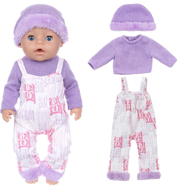 18 Inch Girl Coat Dress Baby Doll Gift Toys Clothes