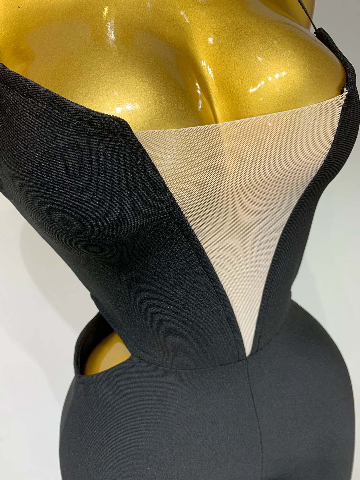 Sexy Backless Sleeveless Black Bandage Jumpsuit Club Cocktail Evening Dress