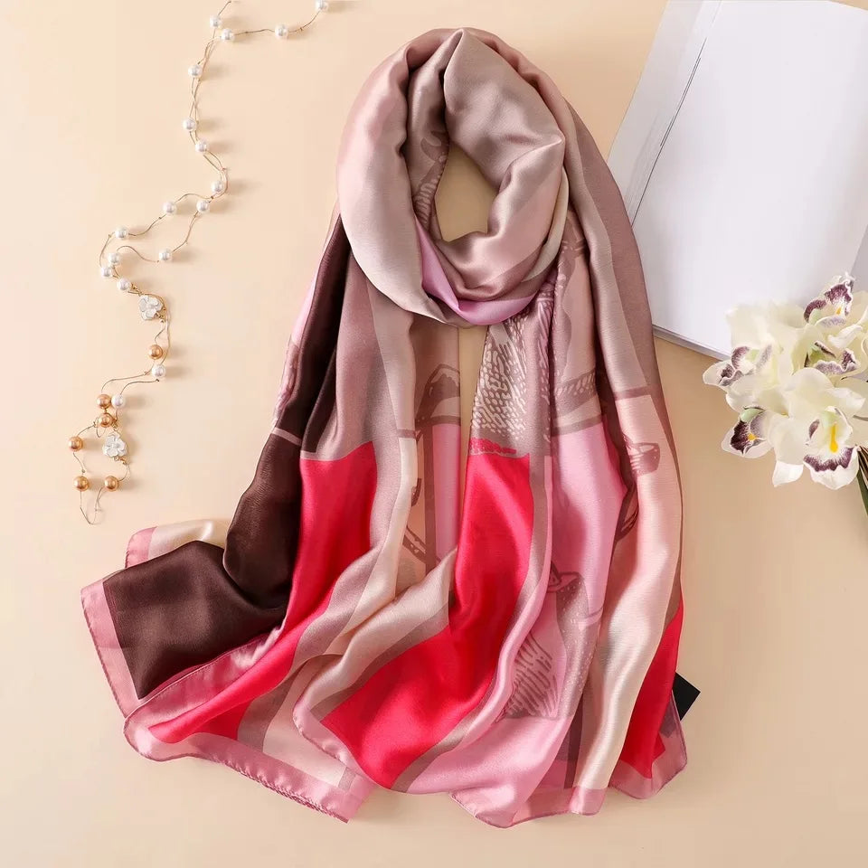 180X90cm Women Four Seasons Bandanna Designs Square Wrap Shawl Scarf Scarves kgL5