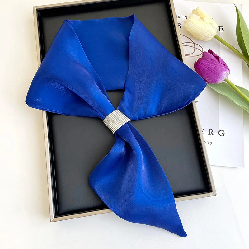Women Fashion Small Silk Scarf Bandana Wrap Shawl Scarves