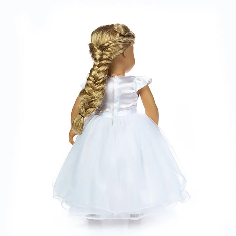 18 Inch 43cm Baby American Og Girl Doll Toys Costume Clothes