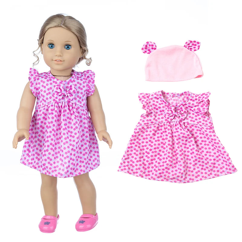Doll Clothes Costume 18 Inch Girl Baby Children Gifts Toys Outfit
